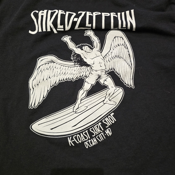 K-Coast Surf Shop Shred Zeppelin T-Shirt - Picture 4 of 5